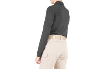 Image of First Tactical Performance Long Sleeve Polo - Womens, Asphalt, 3XL, 121503-015-3XL