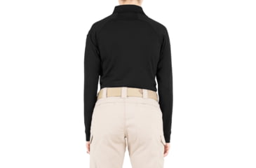 Image of First Tactical Performance Long Sleeve Polo - Womens, Black, Extra Large, 121503-019-XL