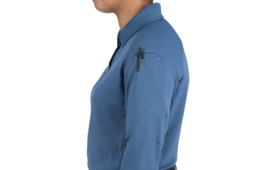 Image of First Tactical Performance Long Sleeve Polo - Womens, French Blue, 3XL, 121503-484-3XL
