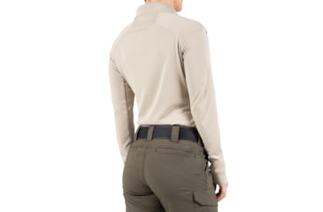 Image of First Tactical Performance Long Sleeve Polo - Womens, Khaki, 3XL, 121503-055-3XL