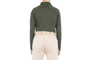 Image of First Tactical Performance Long Sleeve Polo - Womens, OD Green, Small, 121503-830-S