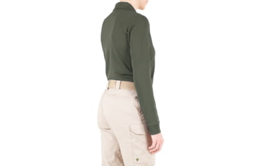 Image of First Tactical Performance Long Sleeve Polo - Womens, OD Green, Small, 121503-830-S