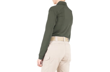 Image of First Tactical Performance Long Sleeve Polo - Womens, OD Green, 3XL, 121503-830-3XL