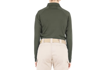 Image of First Tactical Performance Long Sleeve Polo - Womens, OD Green, 3XL, 121503-830-3XL