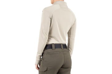 Image of First Tactical Performance Long Sleeve Polo - Womens, Silver Tan, 3XL, 121503-065-3XL