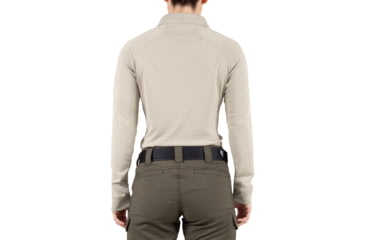Image of First Tactical Performance Long Sleeve Polo - Womens, Silver Tan, 3XL, 121503-065-3XL
