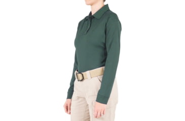 Image of First Tactical Performance Long Sleeve Polo - Womens, Spruce Green, 3XL, 121503-812-3XL