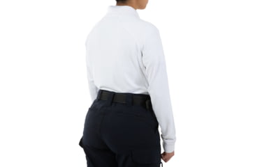 Image of First Tactical Performance Long Sleeve Polo - Womens, White, 3XL, 121503-010-3XL