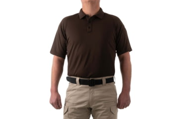 Image of First Tactical Performance Short Sleeve Polo - Mens, Kodiak Brown, Small, 112509-182-S
