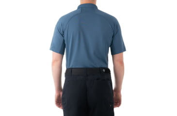 Image of First Tactical Performance Short Sleeve Polo - Mens, Regular, French Blue, 5XL, 112509-484-5XL-R