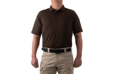 Image of First Tactical Performance Short Sleeve Polo - Mens, Regular, Kodiak Brown, 6XL, 112509-182-6XL-R