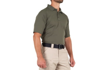 Image of First Tactical Performance Short Sleeve Polo - Mens, Regular, OD Green, 5XL, 112509-830-5XL-R