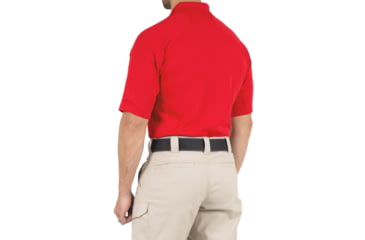 Image of First Tactical Performance Short Sleeve Polo - Mens, Regular, Red, 5XL, 112509-400-5XL-R