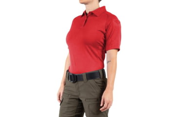 Image of First Tactical Performance Short Sleeve Polo - Womens, Red, Extra Large, 122509-400-XL