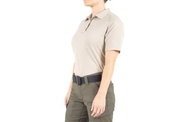 Image of First Tactical Performance Short Sleeve Polo - Womens, Silver Tan, Small, 122509-065-S