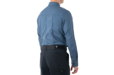 Image of First Tactical Pro Duty Long Sleeve Shirt - Mens, French Blue, Short/Large, 111011-484-L-S