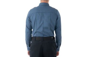 Image of First Tactical Pro Duty Long Sleeve Shirt - Mens, French Blue, Short/Large, 111011-484-L-S