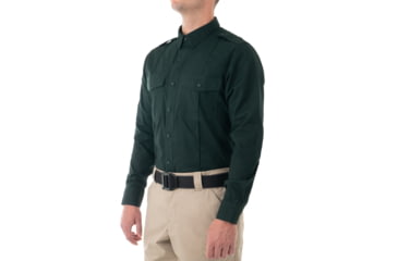 Image of First Tactical Pro Duty Long Sleeve Shirt - Mens, Spruce Green, Short/Large, 111011-812-L-S