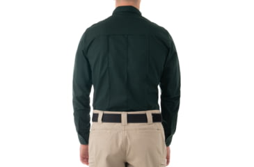 Image of First Tactical Pro Duty Long Sleeve Shirt - Men's, Short, Spruce Green, Large, 111011-812-L-S