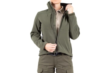 Image of First Tactical Tactix Softshell Jacket - Womens, OD Green, 2XL, R, 128501-830-XXL-R