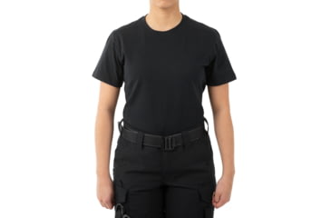 Image of First Tactical Tactic Cotton Short Sleeve Tee - Womens, Black, Large, 122501-019-L