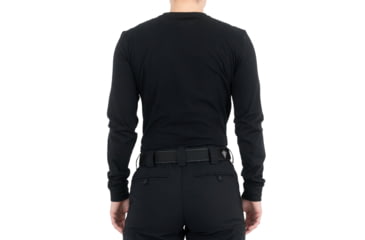 Image of First Tactical Tactix Cotton Long Sleeve Tee - Womens, Black, Large, 121505-019-L