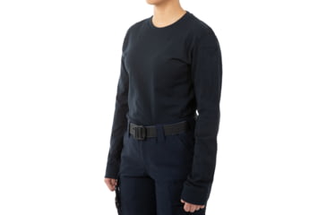 Image of First Tactical Tactix Long Sleeve Pen Pocket T-Shirt - Womens, Midnight Blue, Large, 121508-729-L