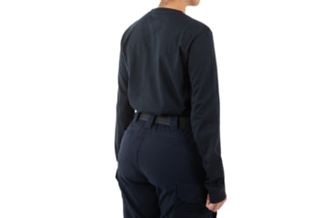 Image of First Tactical Tactix Long Sleeve Pen Pocket T-Shirt - Women's, Midnight Navy, Large, 121508-729-L
