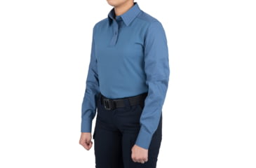 Image of First Tactical V2 Pro Perf Long Sleeve Shirt - Womens, French Blue, Large, 121015-484-L-R