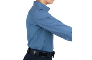 Image of First Tactical V2 Pro Perf Long Sleeve Shirt - Womens, French Blue, Large, 121015-484-L-R