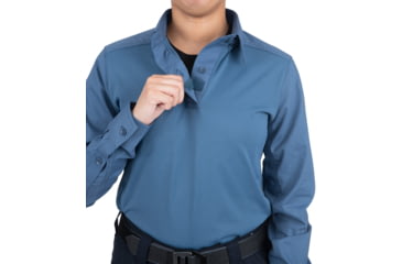 Image of First Tactical V2 Pro Perf Long Sleeve Shirt - Womens, French Blue, Large, 121015-484-L-R