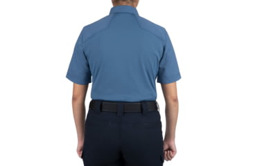 Image of First Tactical V2 Pro Perf Short Sleeve Shirt - Womens, Tall, French Blue, Large, 122012-484-L-T