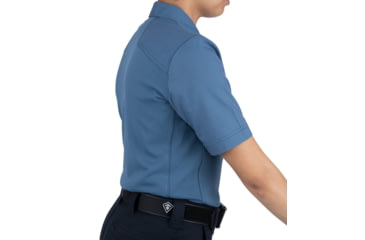 Image of First Tactical V2 Pro Perf Short Sleeve Shirt - Womens, Tall, French Blue, Large, 122012-484-L-T