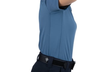 Image of First Tactical V2 Pro Perf Short Sleeve Shirt - Womens, Tall, French Blue, Large, 122012-484-L-T