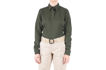 Image of First Tactical V2 Pro Performance Long Sleeve Shirt - Womens, OD Green, Small, R, 121015-830-S-R