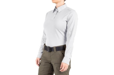 Image of First Tactical V2 Pro Performance Long Sleeve Shirt - Womens, White, Large, R, 121015-010-L-R