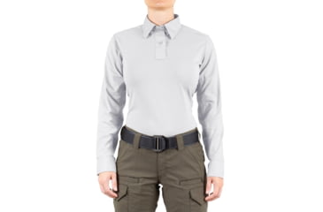 Image of First Tactical V2 Pro Performance Long Sleeve Shirt - Womens, White, Large, R, 121015-010-L-R