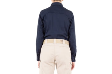 Image of First Tactical V2 Tactical Long Sleeve Shirt - Womens, Midnight Navy, Medium, R, 121006-729-M-R