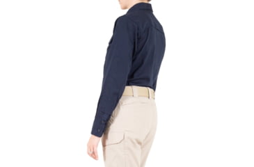 Image of First Tactical V2 Tactical Long Sleeve Shirt - Womens, Midnight Navy, Medium, R, 121006-729-M-R
