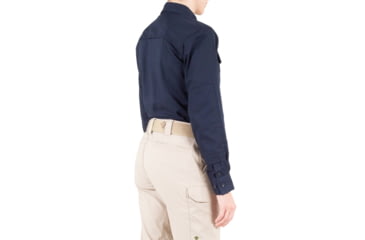Image of First Tactical V2 Tactical Long Sleeve Shirt - Womens, Midnight Navy, Medium, R, 121006-729-M-R