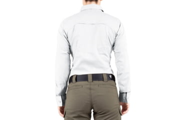 Image of First Tactical V2 Tactical Long Sleeve Shirt - Womens, White, Large, R, 121006-010-L-R