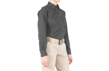 Image of First Tactical V2 Tactical Long Sleeve Shirt - Womens, Wolf Grey, Extra Large, R, 121006-036-XL-R