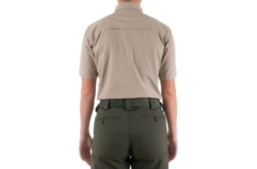 Image of First Tactical V2 Tactical Short Sleeve Shirt - Womens, Khaki, Small, 122007-055-S
