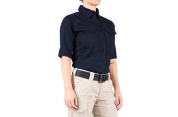 Image of First Tactical V2 Tactical Short Sleeve Shirt - Women's, Regular, Midnight Navy, 3XL, 122007-729-3XL