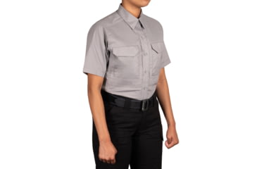 Image of First Tactical V2 Tactical Short Sleeve Shirt - Womens, Regular, Nickel Gray, Extra Large, 122007-083-XL-R