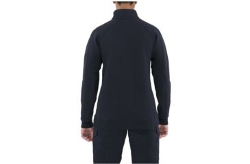 Image of First Tactical Womens Ctn Job Shirt 1/4 Zip, Midnight Navy, Extra Small Regular 128507-729-XS-R