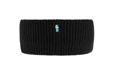 Image of Fjallraven 1960 Logo Headband, Black, One Size, F87082-550-OneSize