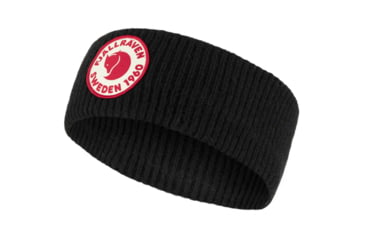Image of Fjallraven 1960 Logo Headband, Black, One Size, F87082-550-OneSize
