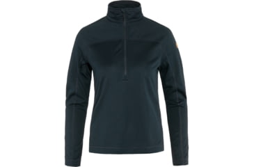 Image of Fjallraven Abisko Lite Fleece Half Zip - Womens, Dark Navy, Large, F87141-555-L