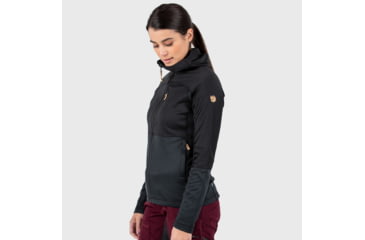 Image of Fjallraven Abisko Trail Fleece - Womens, Black, XS, F89589-550-XS